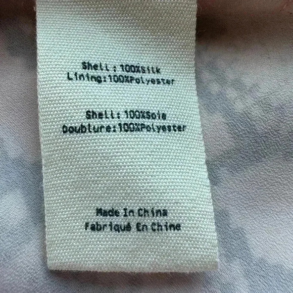 L'AGENCE Jane Silk V-Neck Camisole Tank Blush Pink Snakeskin Print Top - Picture 7 of 8